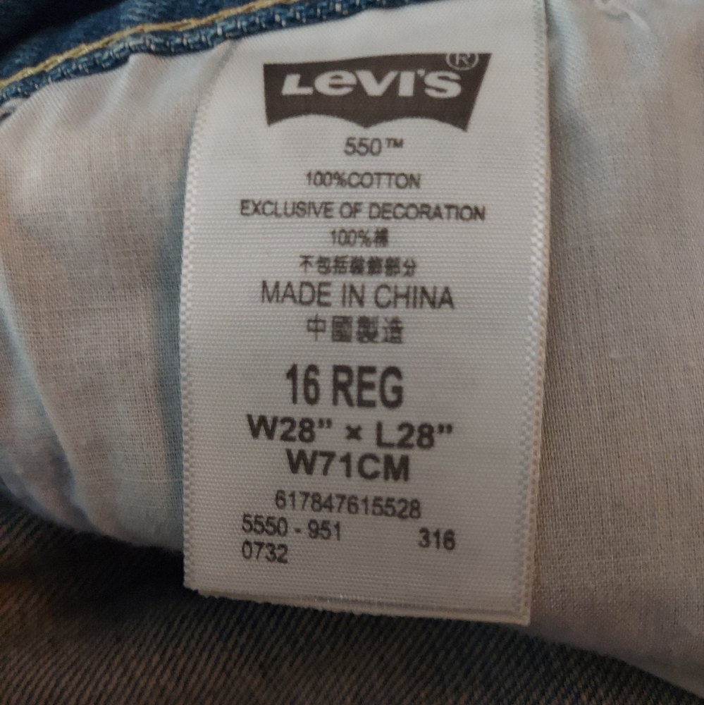 Levi's 550 Relax Fit Jeans NWT - Picture 6 of 8